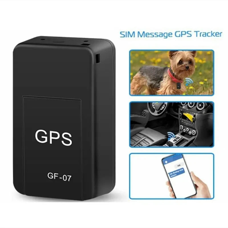 GF07 Magnetic Mini GPS Tracker for Vehicles, Pets & Personal Use