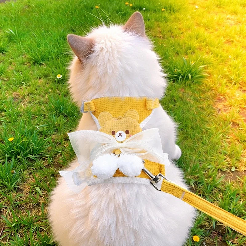 Maillot de corps Gilet Harnais et laisse pour petits chiens et chats