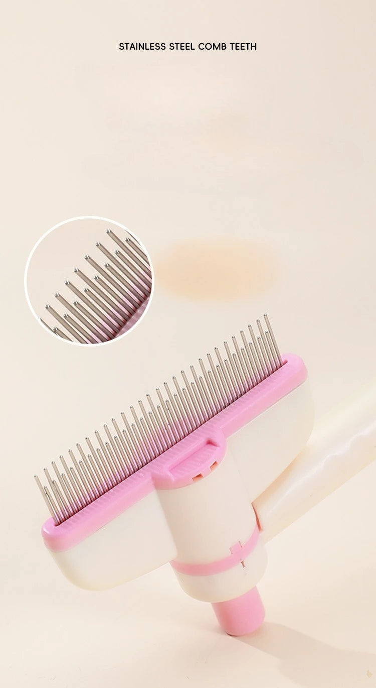 Rotating Dense Toothed Cat Comb for Hair Removal