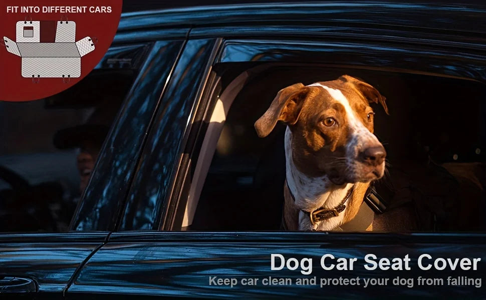 Waterproof Dog Car Rear Seat Cover & Extender Mat
