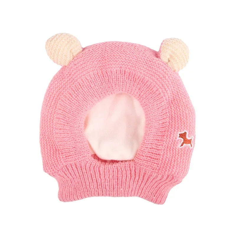 Knitted Winter Hat for Medium & Large Dogs