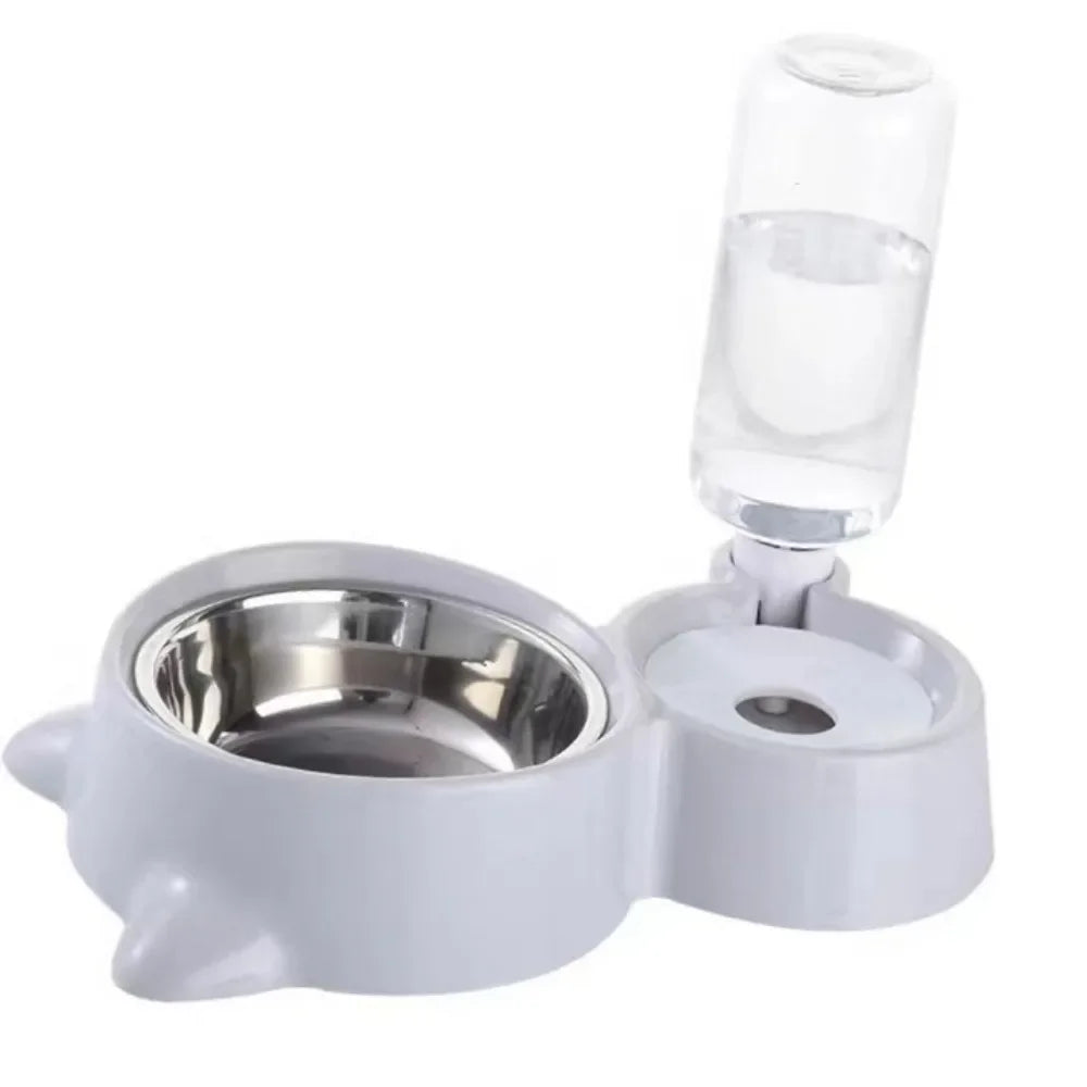 Gravity Pet Water & Food Dispenser Station – For Cats & Dogs
