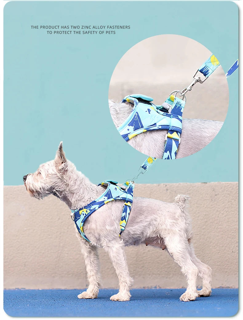 Adjustable Mesh Vest Harness for Dogs & Cats