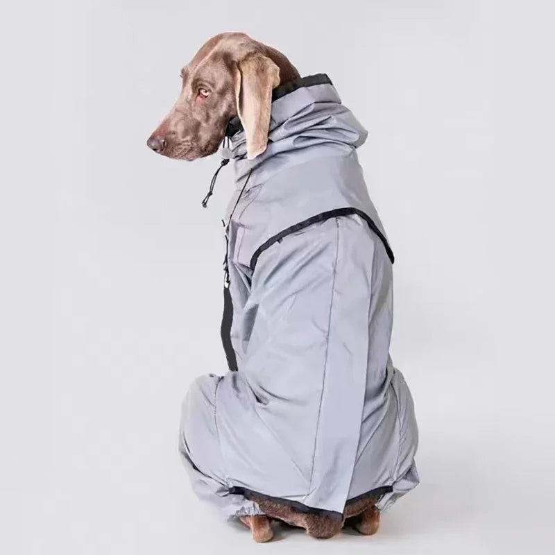 Waterproof Reflective Dog Jumpsuit Jacket with UV Sun Protection
