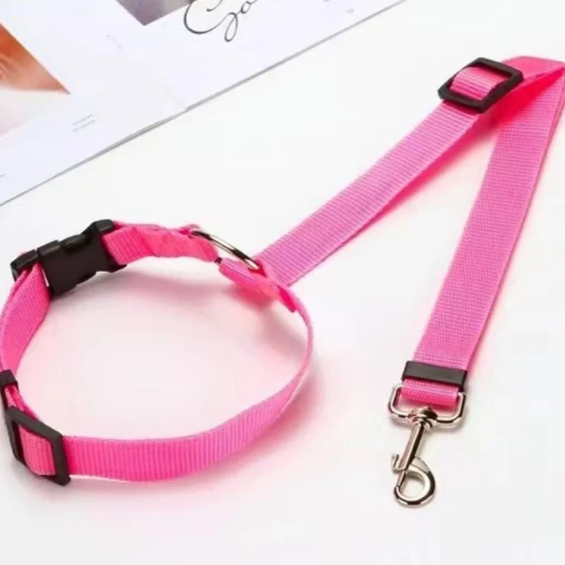 Adjustable Car Seat Belt Safety Rope for Dogs & Cats