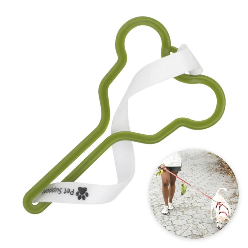 Distributeur de sacs à déjections canines mains libres avec clip