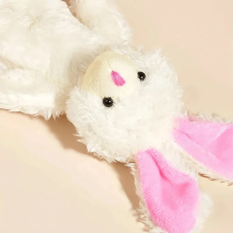 Rabbit Plush Chew Toy for Dogs – Interactive Teeth Cleaning & Grinding Toy