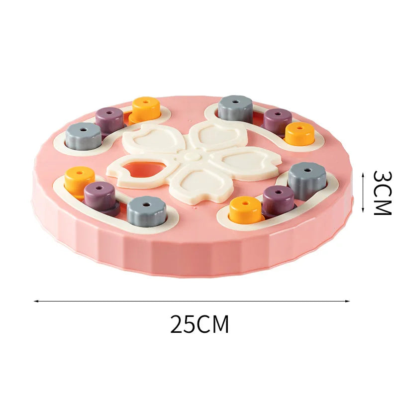 Interactive Puzzle Slow Feeder Bowl for Cats & Dogs