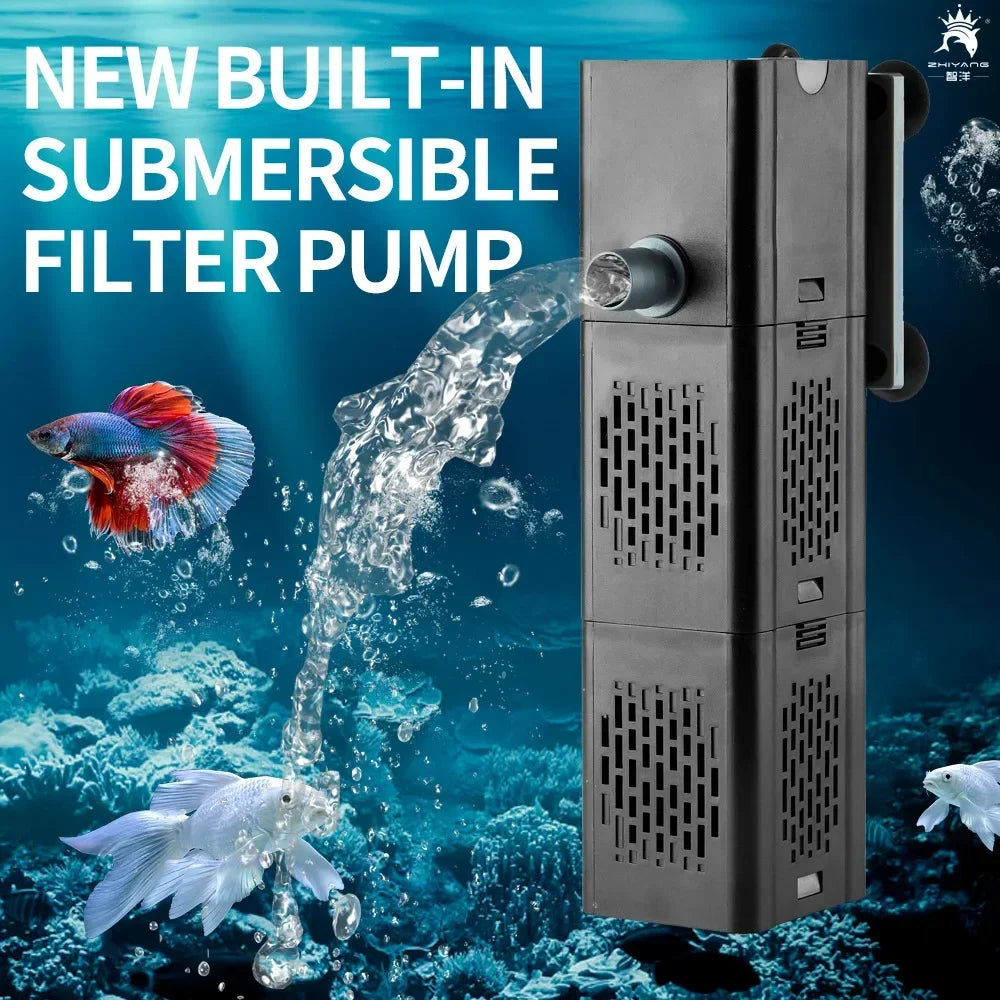 Internal Aquarium Filter with Spray Bar Outlet