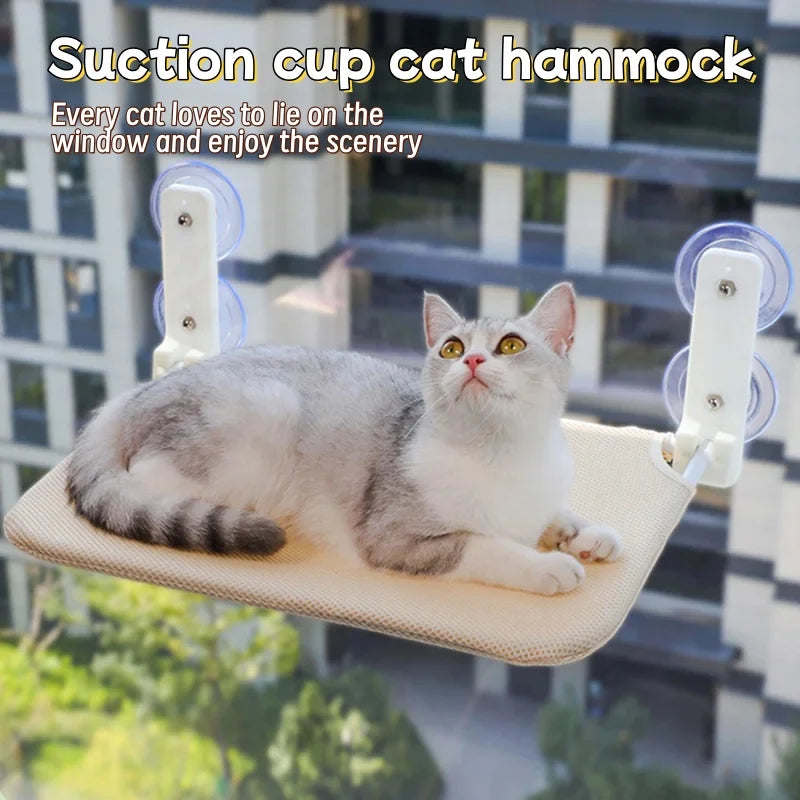 Foldable Mesh Cat Window Hammock