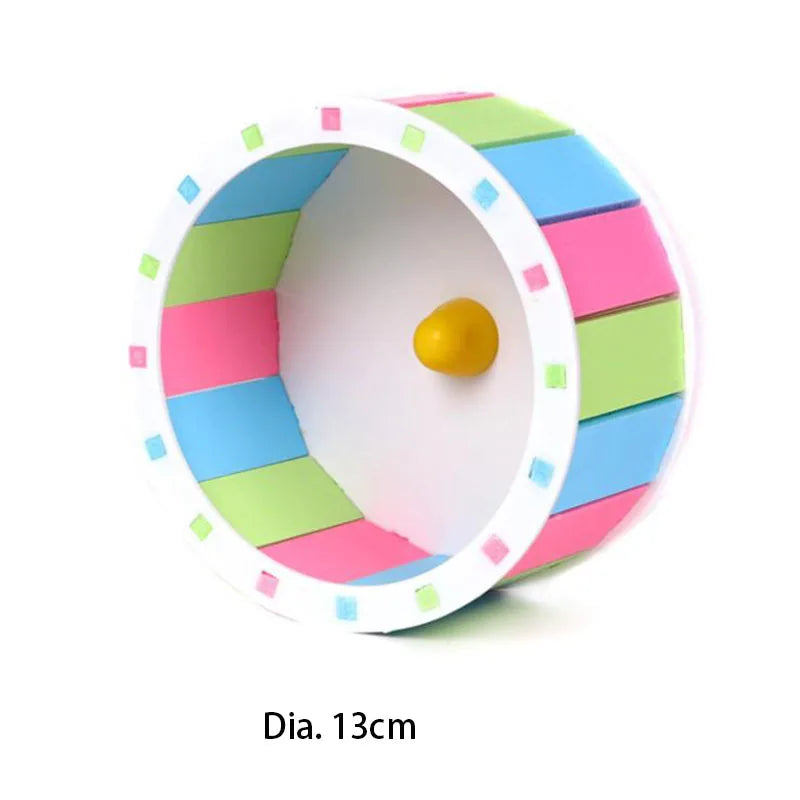 Silent Hamster Exercise Wheel - Smooth Running Toy for Small Pets