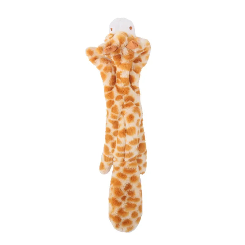 Jouet pour chien en peluche crocodile couineur avec papier froissé