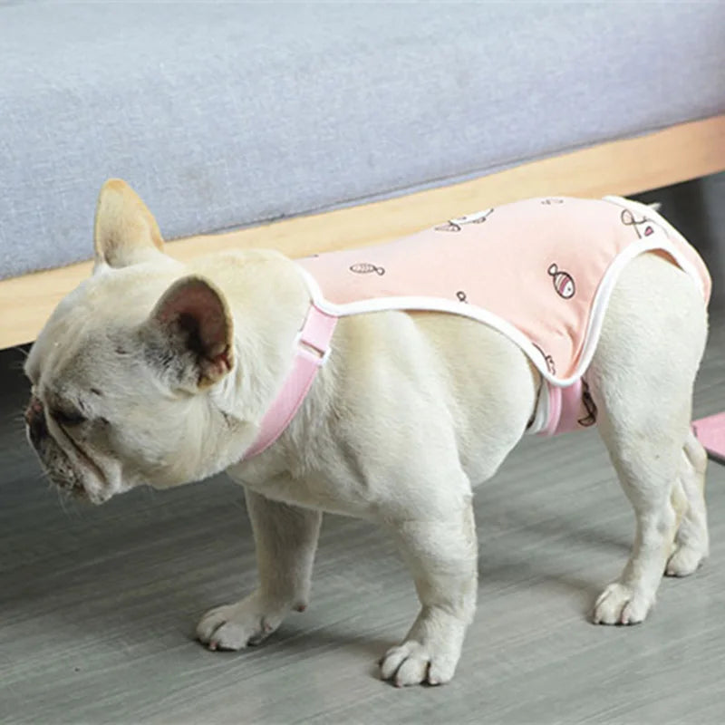 Striped Adjustable Physiological Shorts for Female Dogs