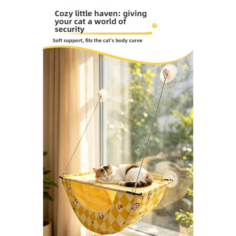 Suction-Cup Cat Window Hammock