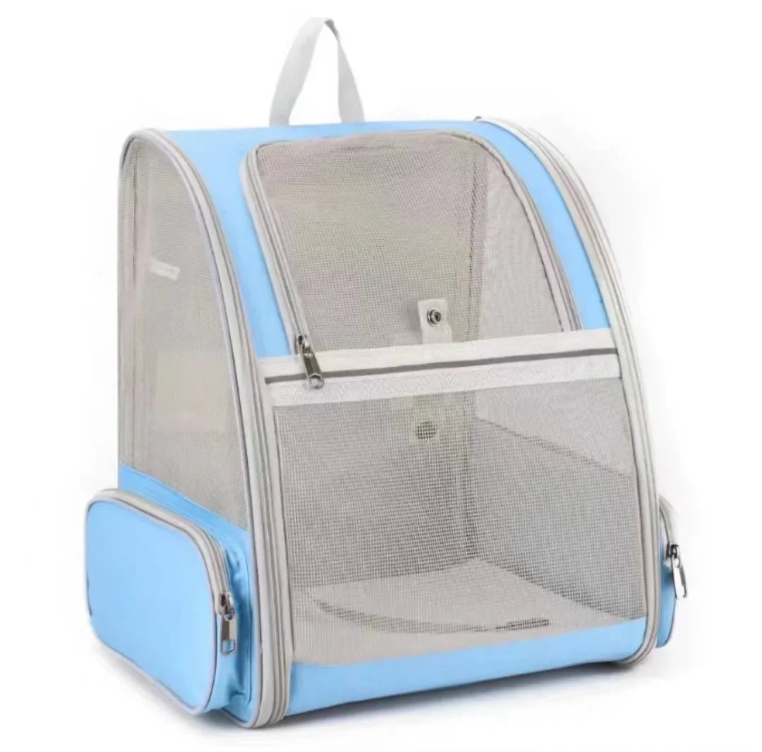 Breathable Foldable Pet Carrier Backpack — Portable Travel Bag for Cats & Puppies