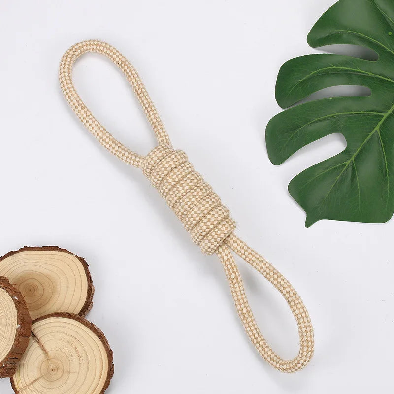 Cotton Rope Knot Chew Toy for Dogs & Cats