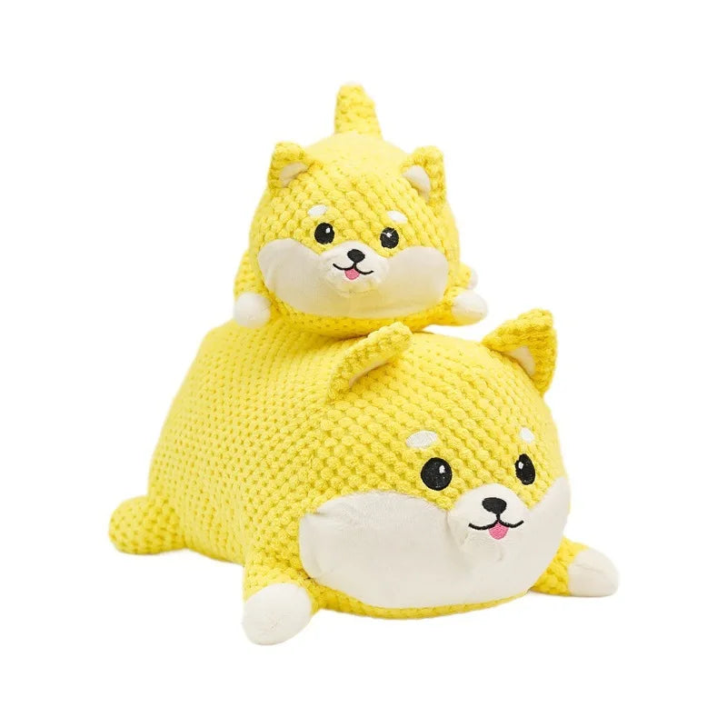 Plush Animal Dog Toy – Bite-Resistant Squeaky Comfort Toy