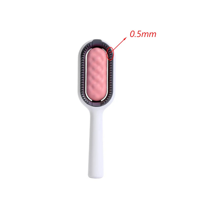 Double-Sided Pet Grooming Brush & Hair Removal Comb