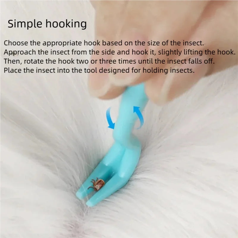 3-Piece Tick & Flea Remover Tool Set for Pets