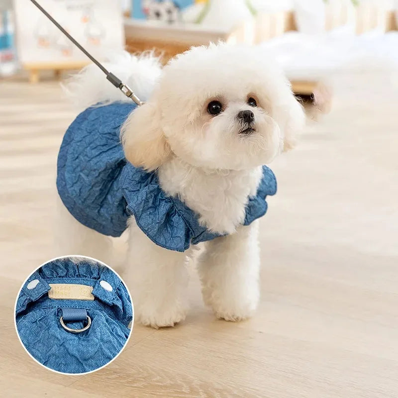 Robe d'été pour chien - Vêtements légers pour animaux de compagnie