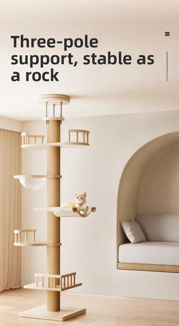 Cat Tree with Bed & Scratching Post