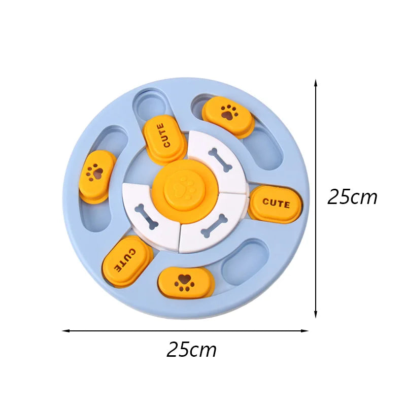 Interactive Puzzle Slow Feeder Bowl for Cats & Dogs