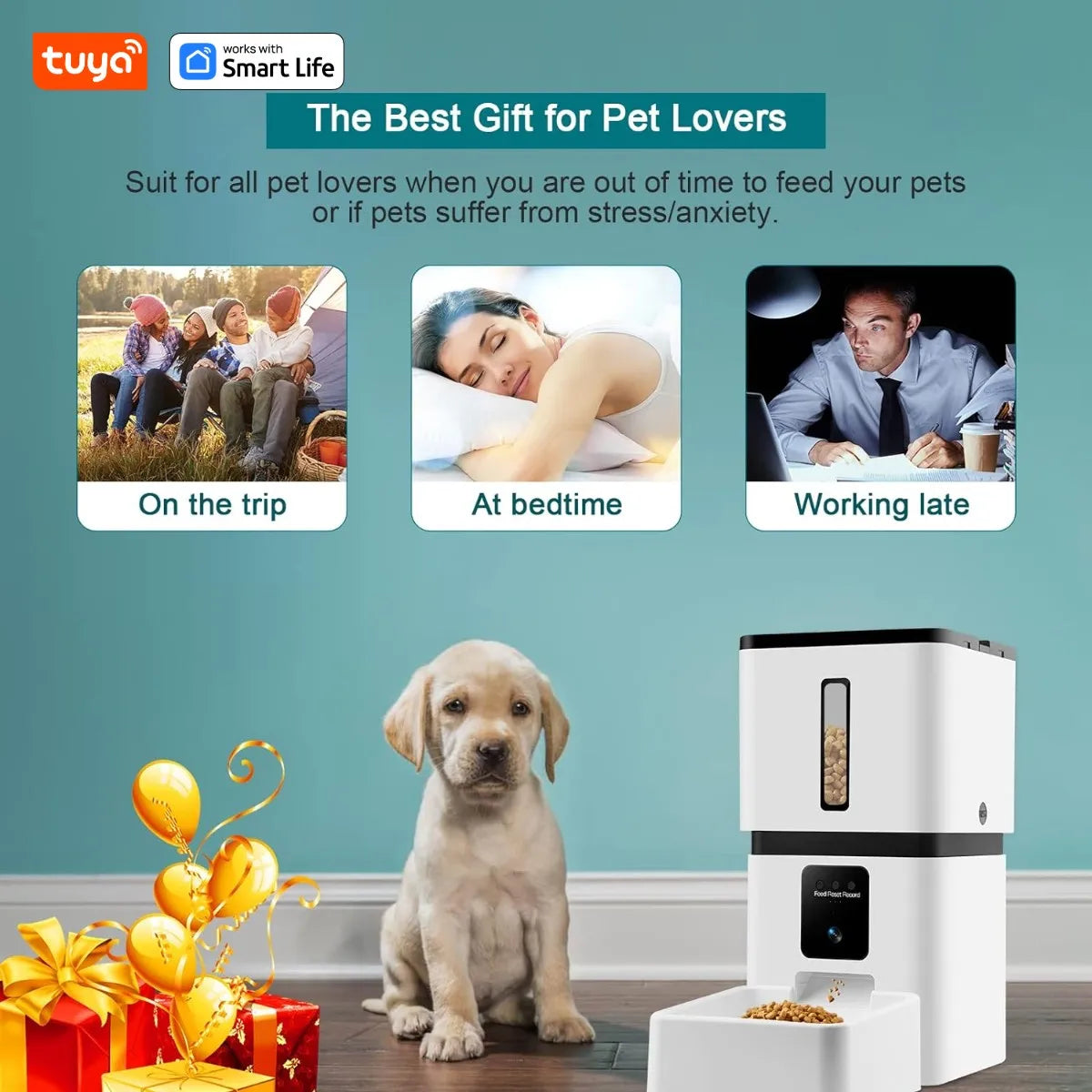 Automatic Pet Feeder with HD Camera