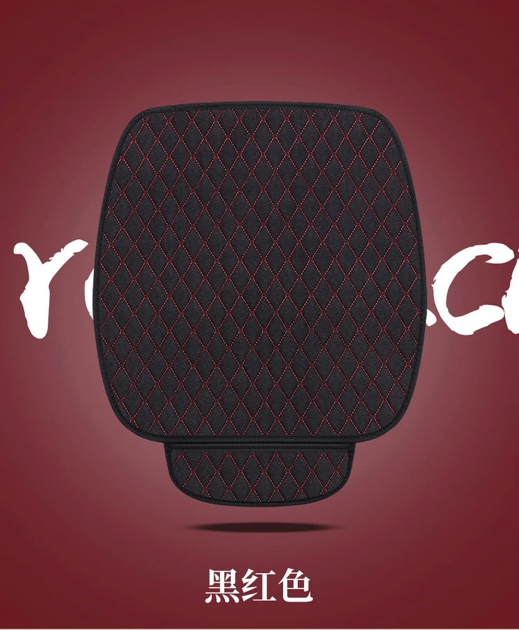 Universal Breathable Flax Car Seat Cover & Cushion Protector