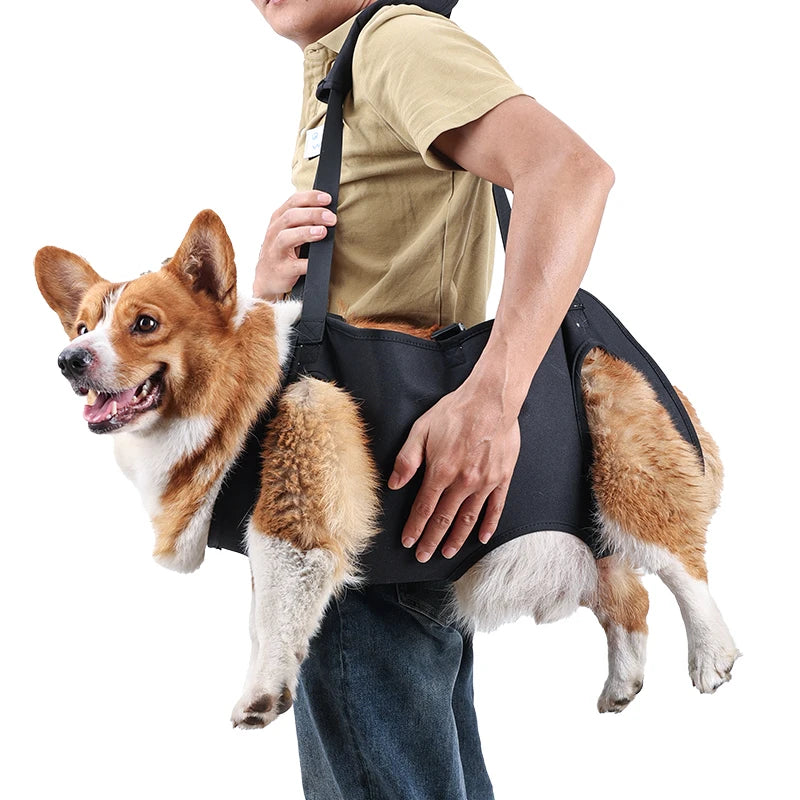 Dog Body Support Lift Harness for Injured, Disabled & Elderly Dogs – Soft Oxford Carry Sling