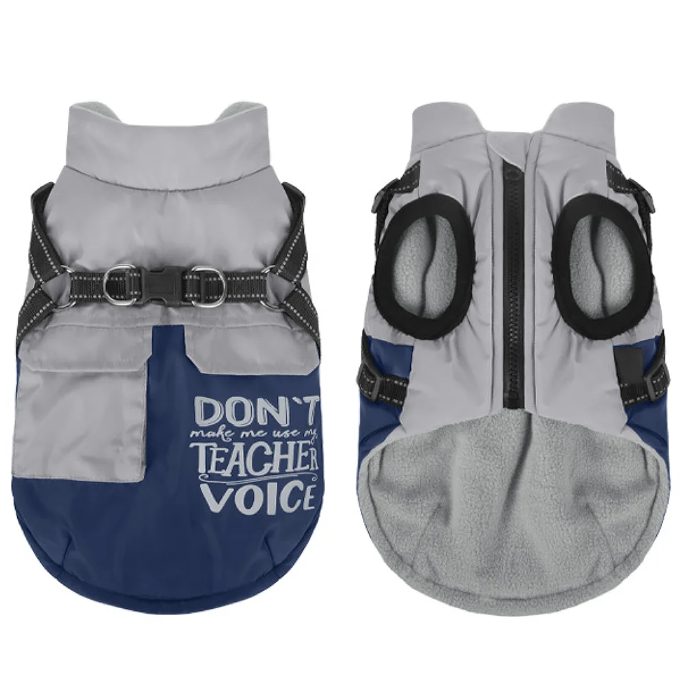 Reflective Winter Vest Harness Jacket for Dogs & Cats
