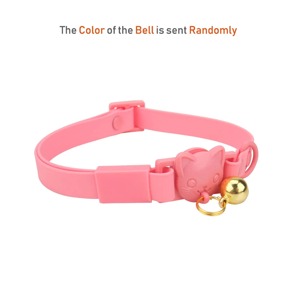 Waterproof Adjustable Cat Collar with Bell
