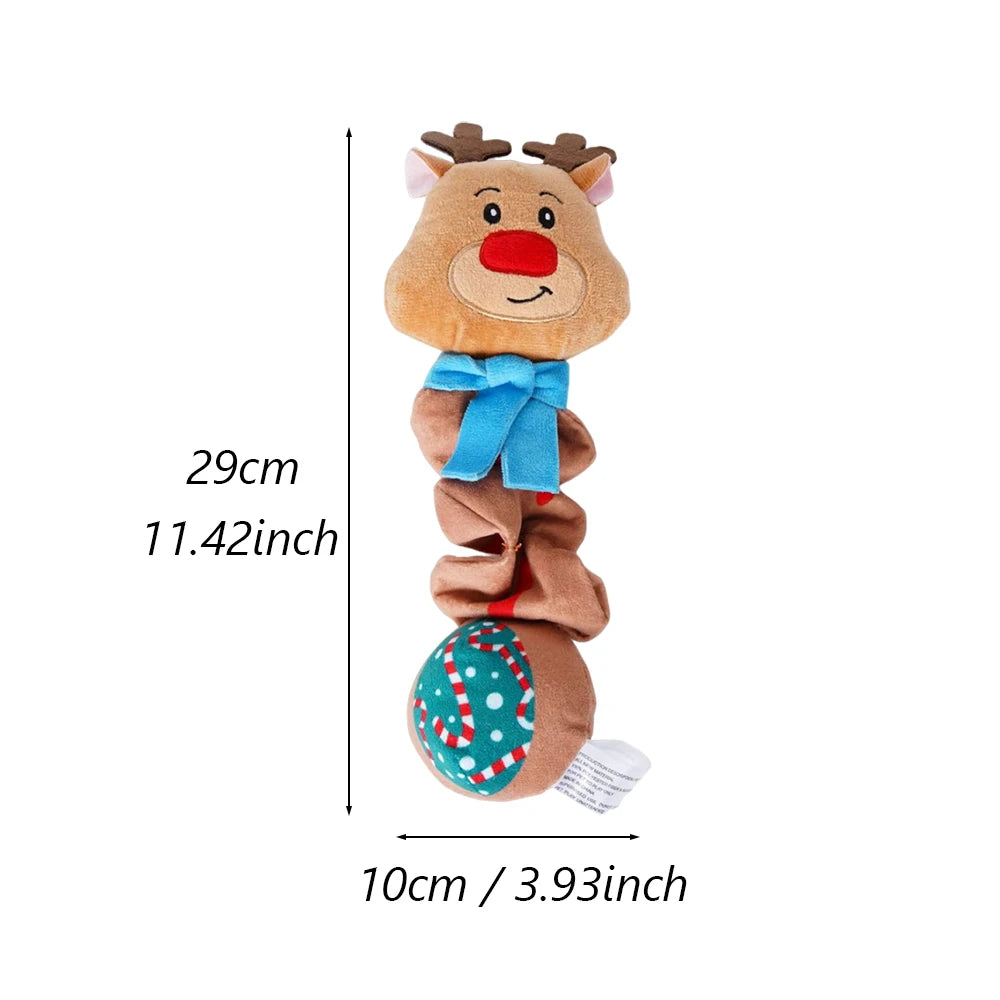 Christmas Plush Squeaky Dog Toy