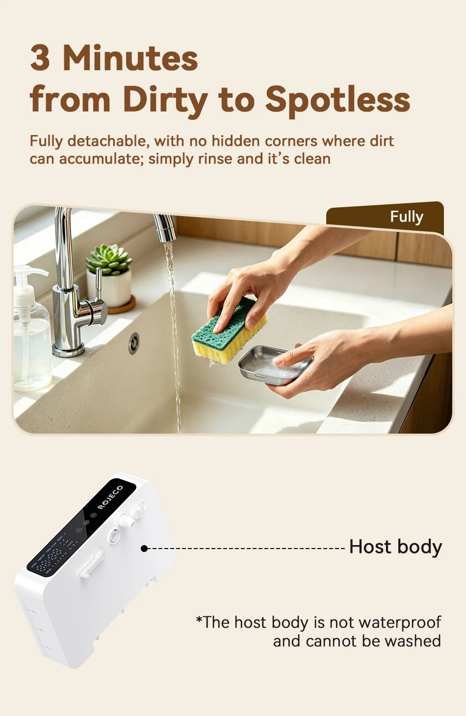 3.5L Wireless Pet Water Fountain with Sewage Separation & 2000mAh Battery