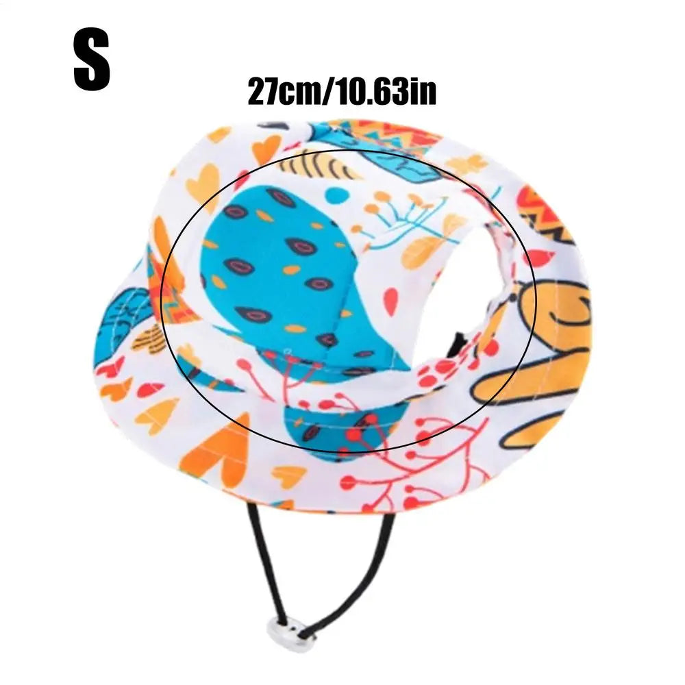 Adjustable Sun Hat for Cats & Small Dogs