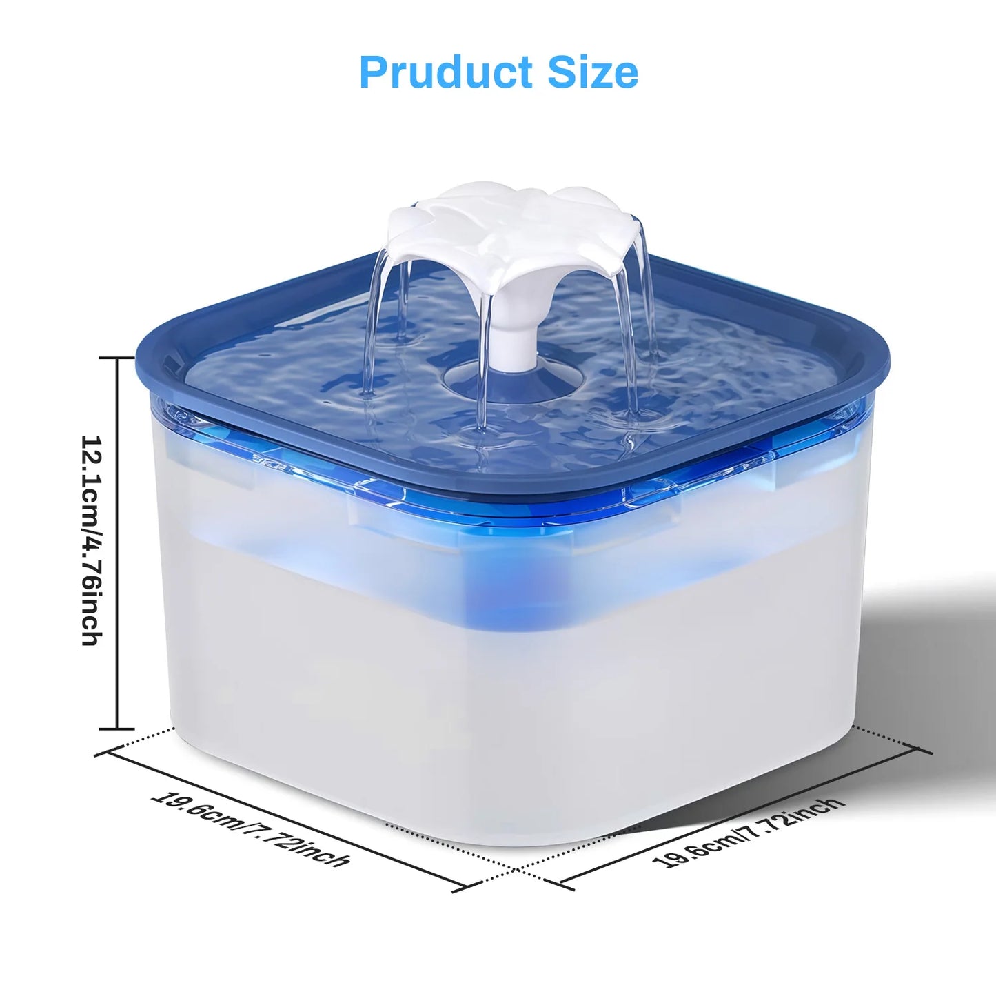 Automatic Pet Water Fountain 2.6L