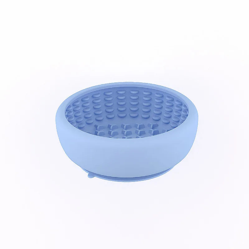 Suction-Cup Slow Feeder Dish for Dogs & Cats