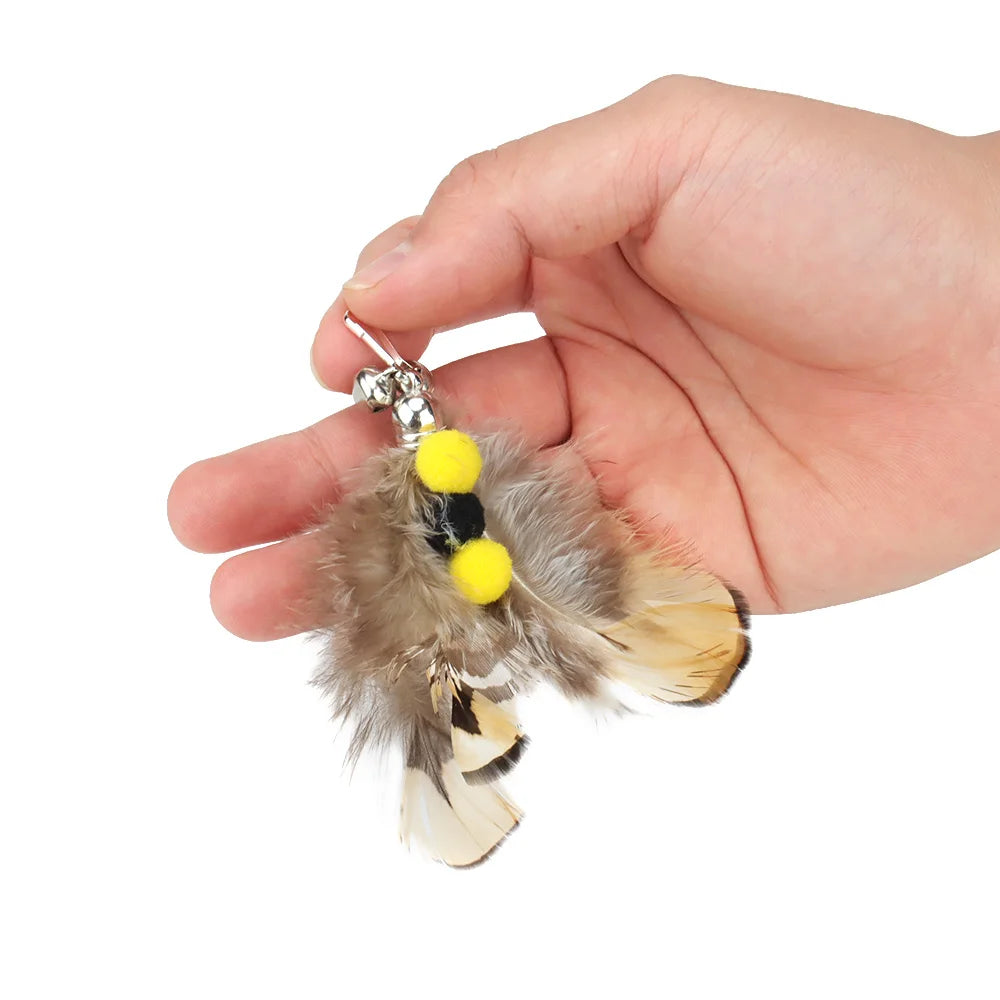 Feather Cat Teaser Toy Replacement Pack (10pcs)