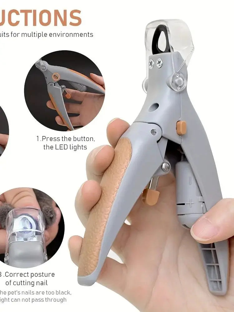 Coupe-ongles professionnel pour animaux de compagnie - Ciseaux en acier inoxydable pour chiens et chats