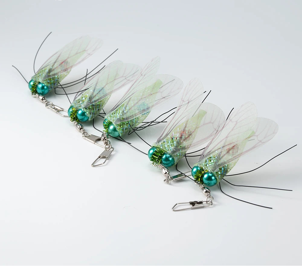 Cicada Bell Cat Teaser Wand Replacement Heads – 5 Pack