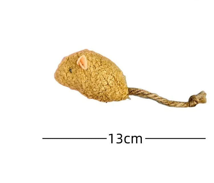 Plush Mouse Cat Toy - Colourful Catnip Mice for Kittens (20 Pack)