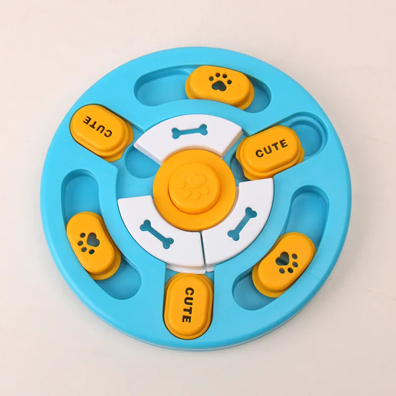 Non-Slip Puzzle Slow Feeder Bowl – Interactive Food Game for Dogs & Cats