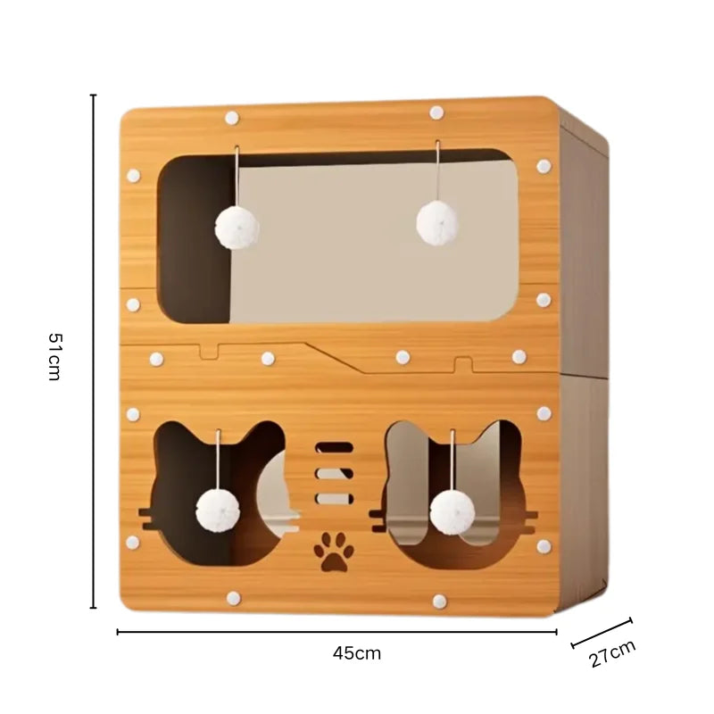 2-in-1 Cat Scratching Board & Post