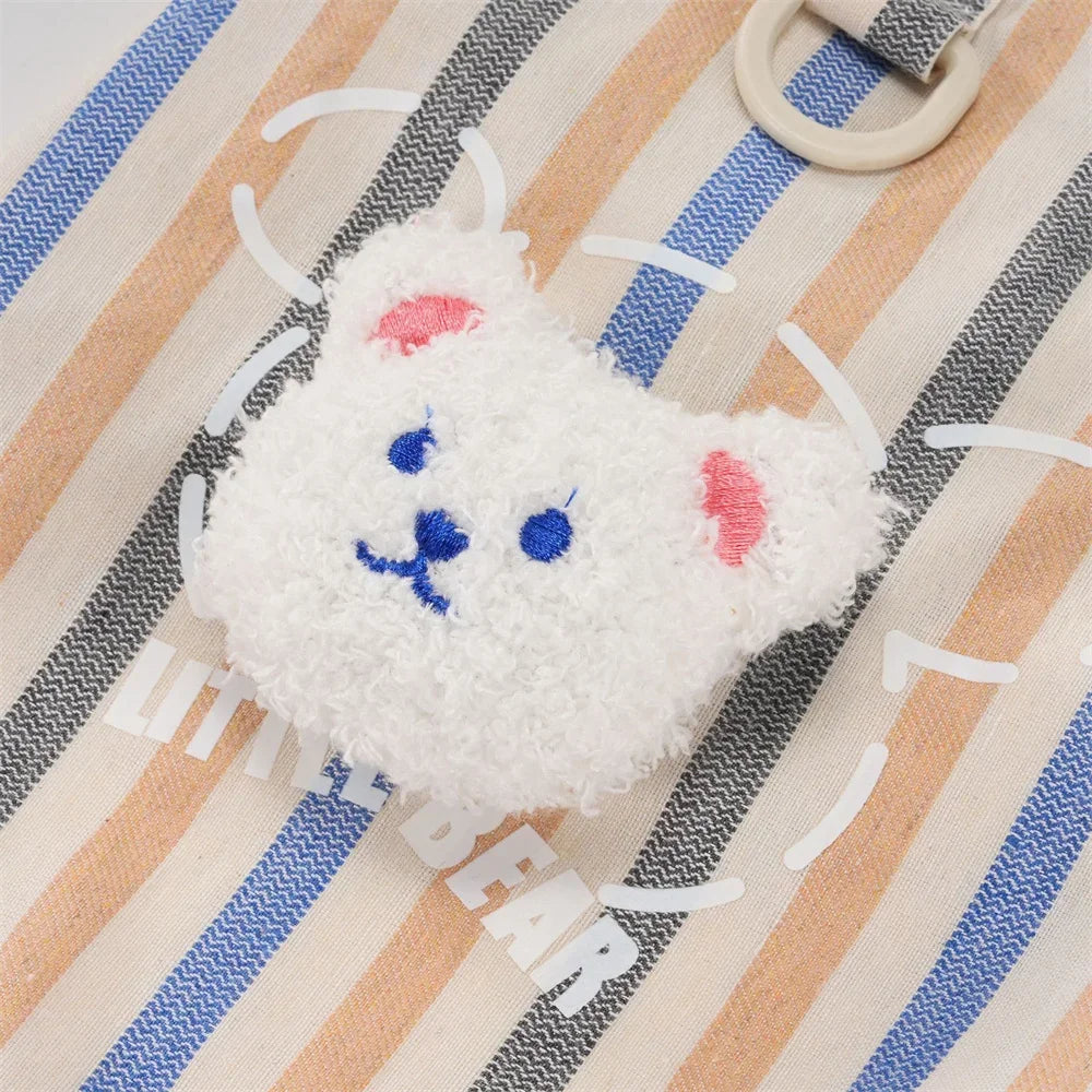 Striped Pet Shirt with D-Ring for Cats & Small Dogs