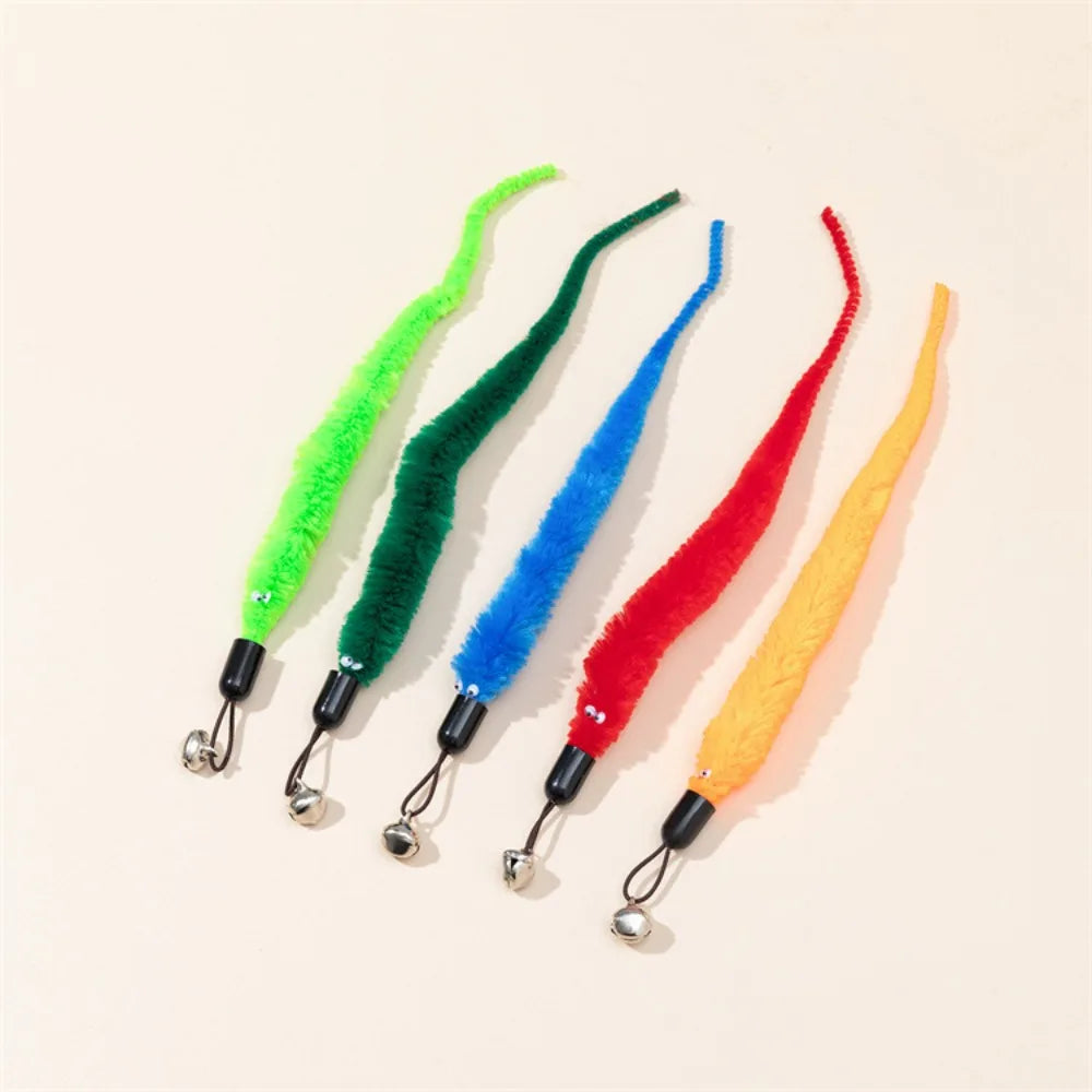 Interactive Caterpillar Cat Toys 6-Pack