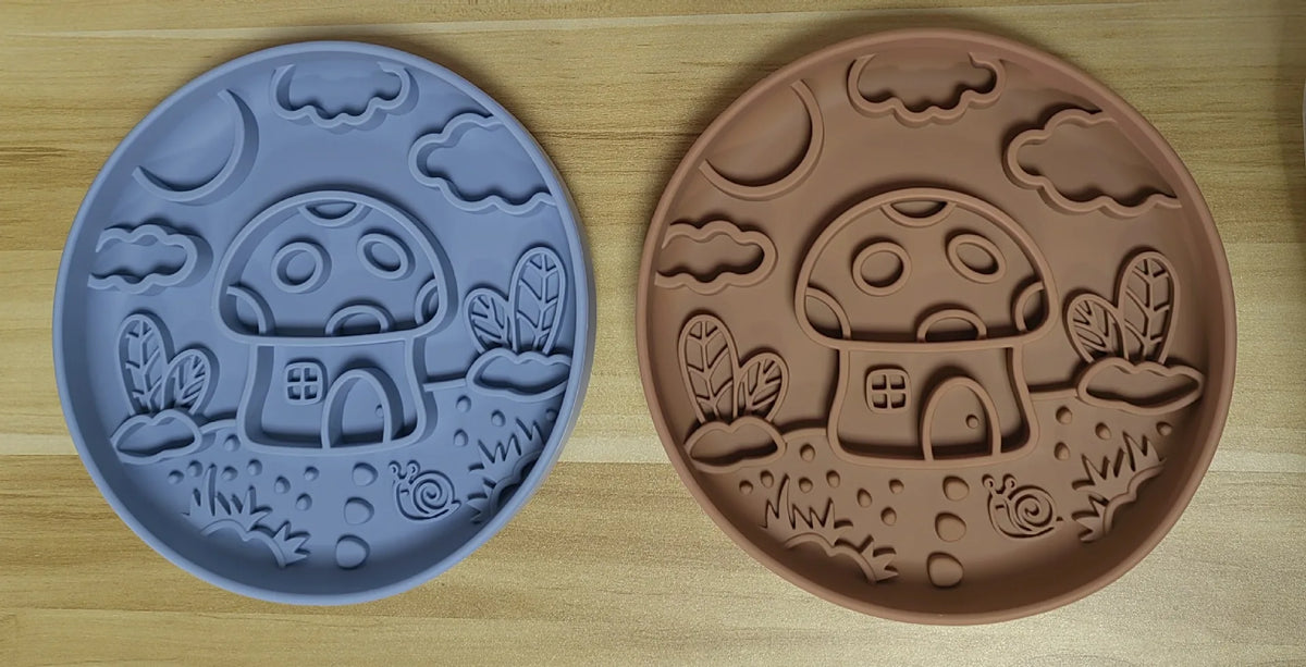 Mushroom Dog Slow Feeder & Licking Bowl