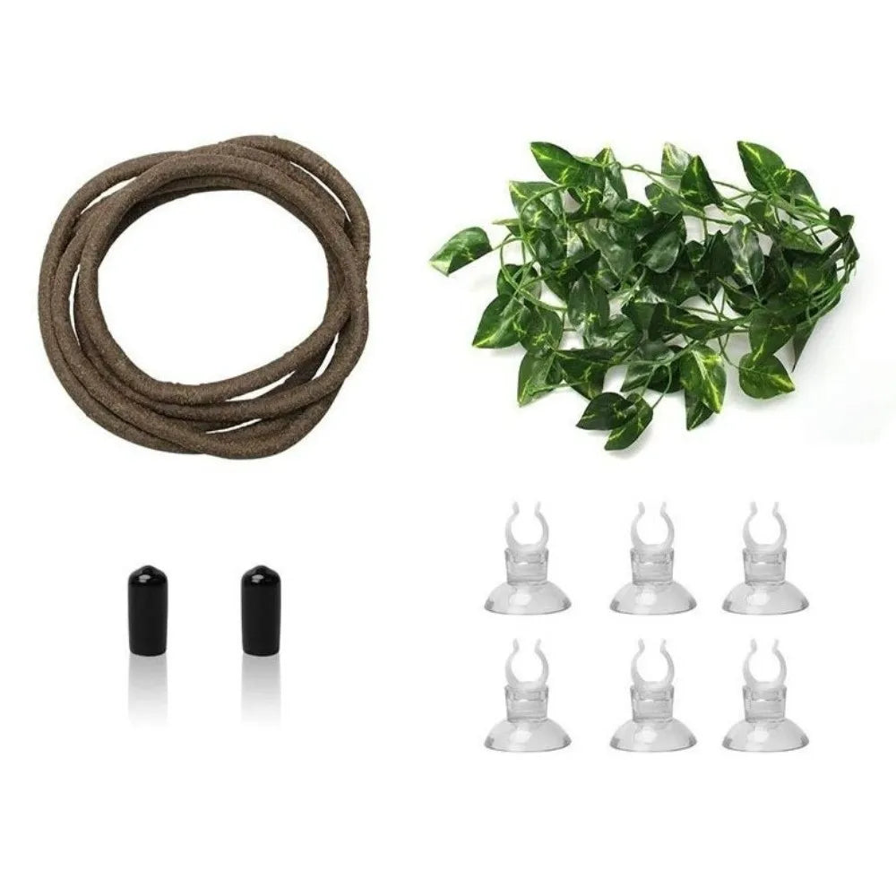 Rattan Reptile Climbing Vine Set