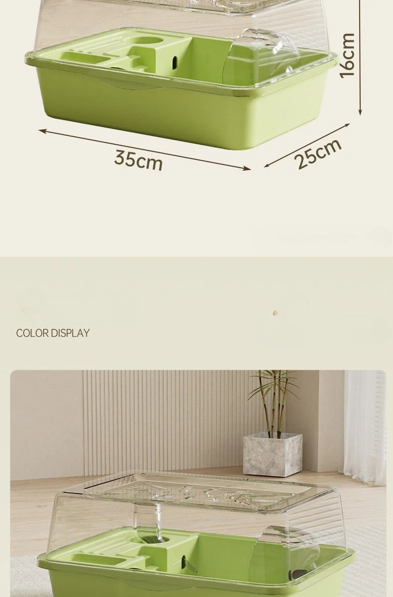 Large Hamster Cage with Acrylic Panels