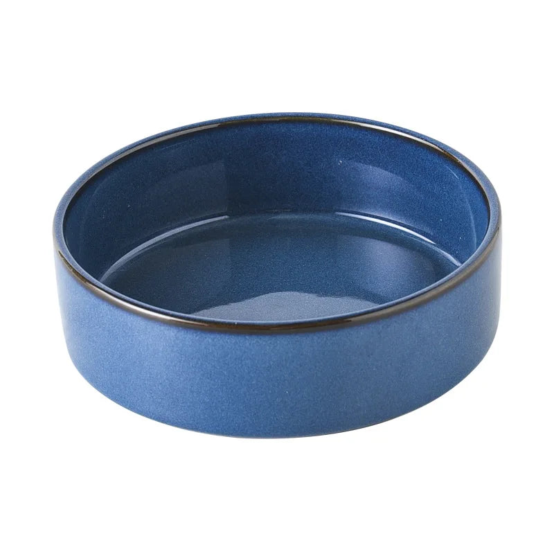 Ceramic Dog Bowl with Slow Feeder & Water Options