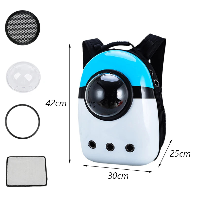 Cartoon Print Breathable Cat Backpack Carrier