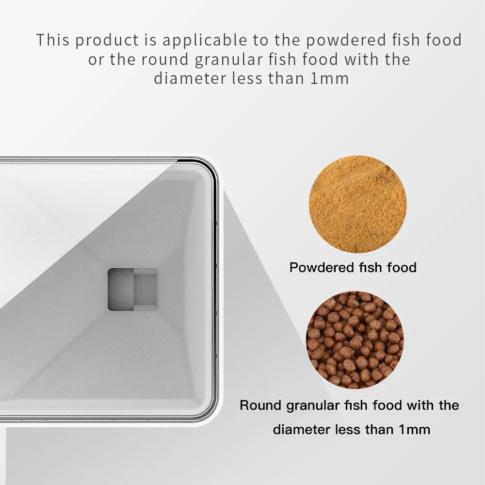 Distributeur automatique intelligent et quantitatif de nourriture pour poissons d'ornement